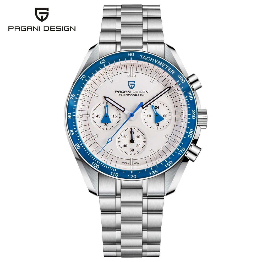 Pagani Design Moon V6 Men's Quartz Chronograph Watch