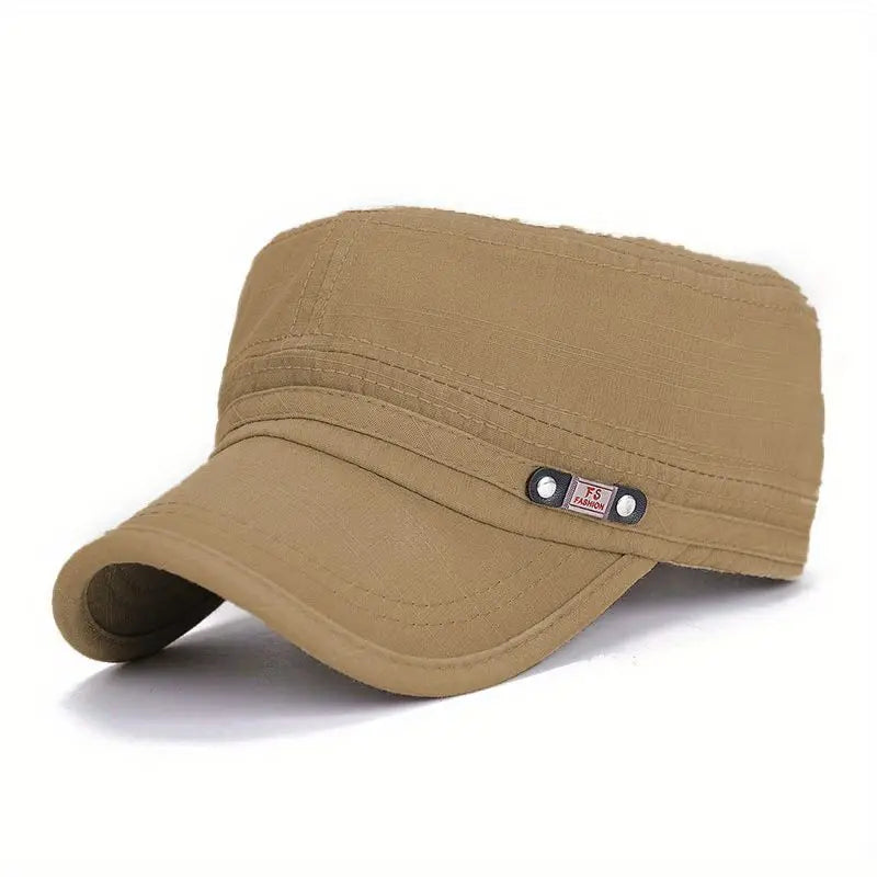 Autumn Cotton Flat Cap For Men Sun Protection Fashion - Arthur's Wellness Emporium