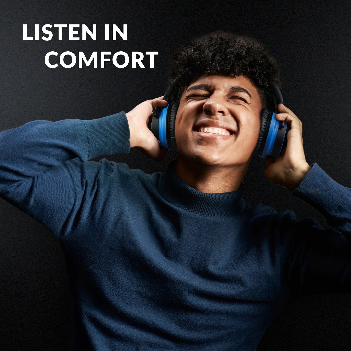 Meidong E7BPRO Active Noise Cancelling Wireless Over-Ear Headphones