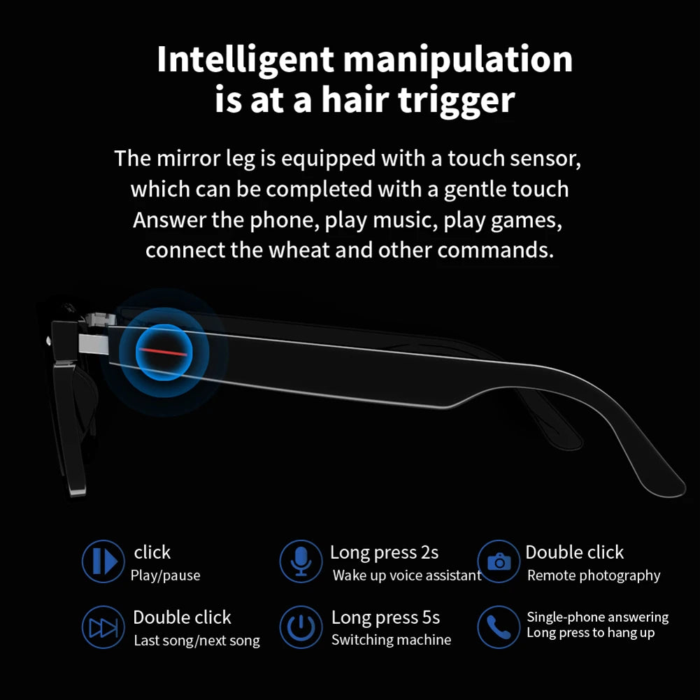 VODOOL Smart Glasses AI Voice Assistant With Camera - Arthur's Wellness Emporium