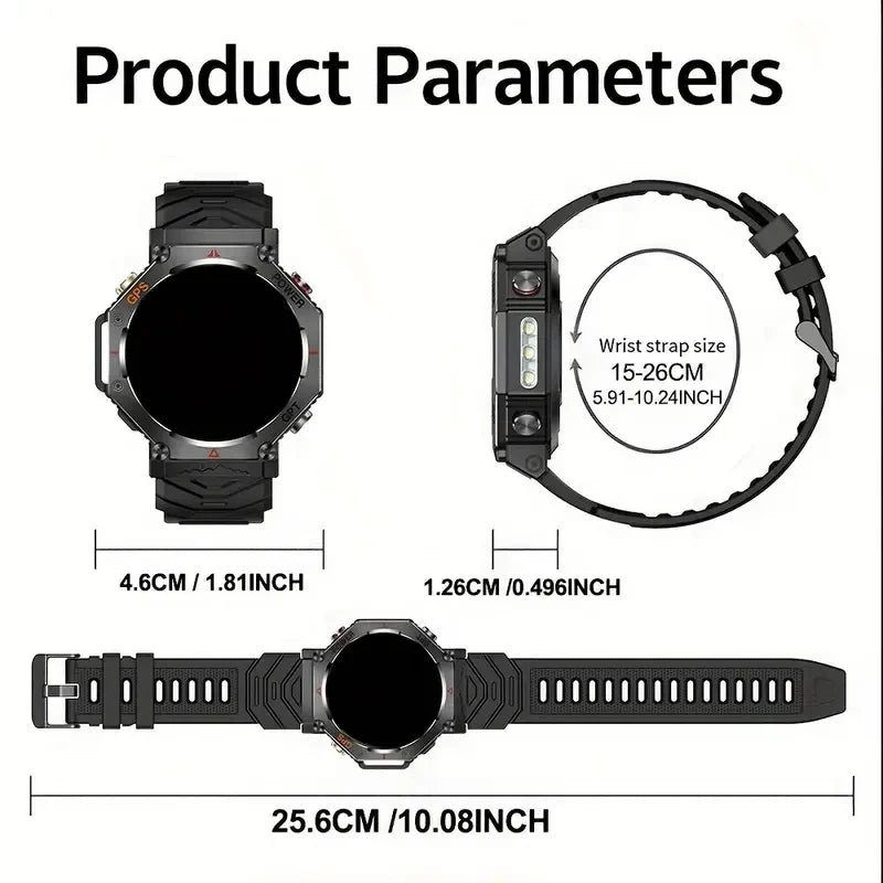 SENBONO GPS Smartwatch For Men Builtin GPS Fitness Tracker