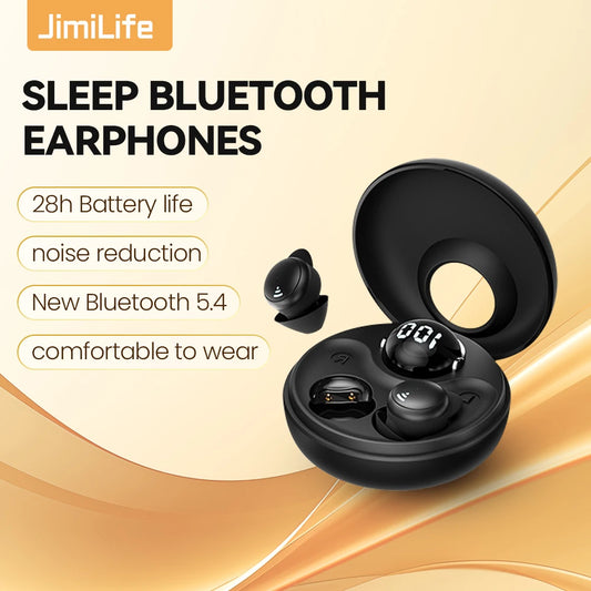 JimiLife Mini Invisible Wireless Earphones With Noise Cancellation