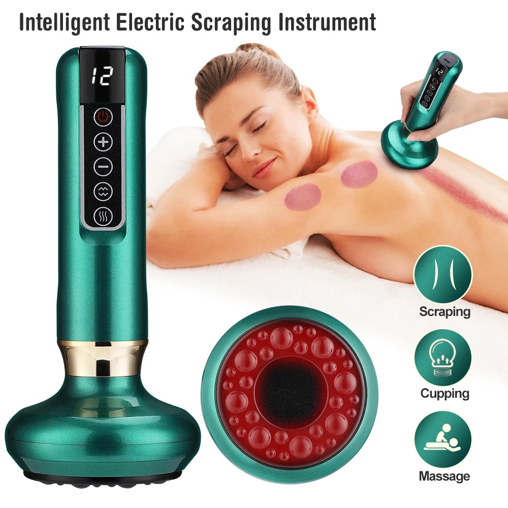 Hailicare Electric Cupping Massager Vacuum Suction Cup Gua Sha - Arthur's Wellness Emporium