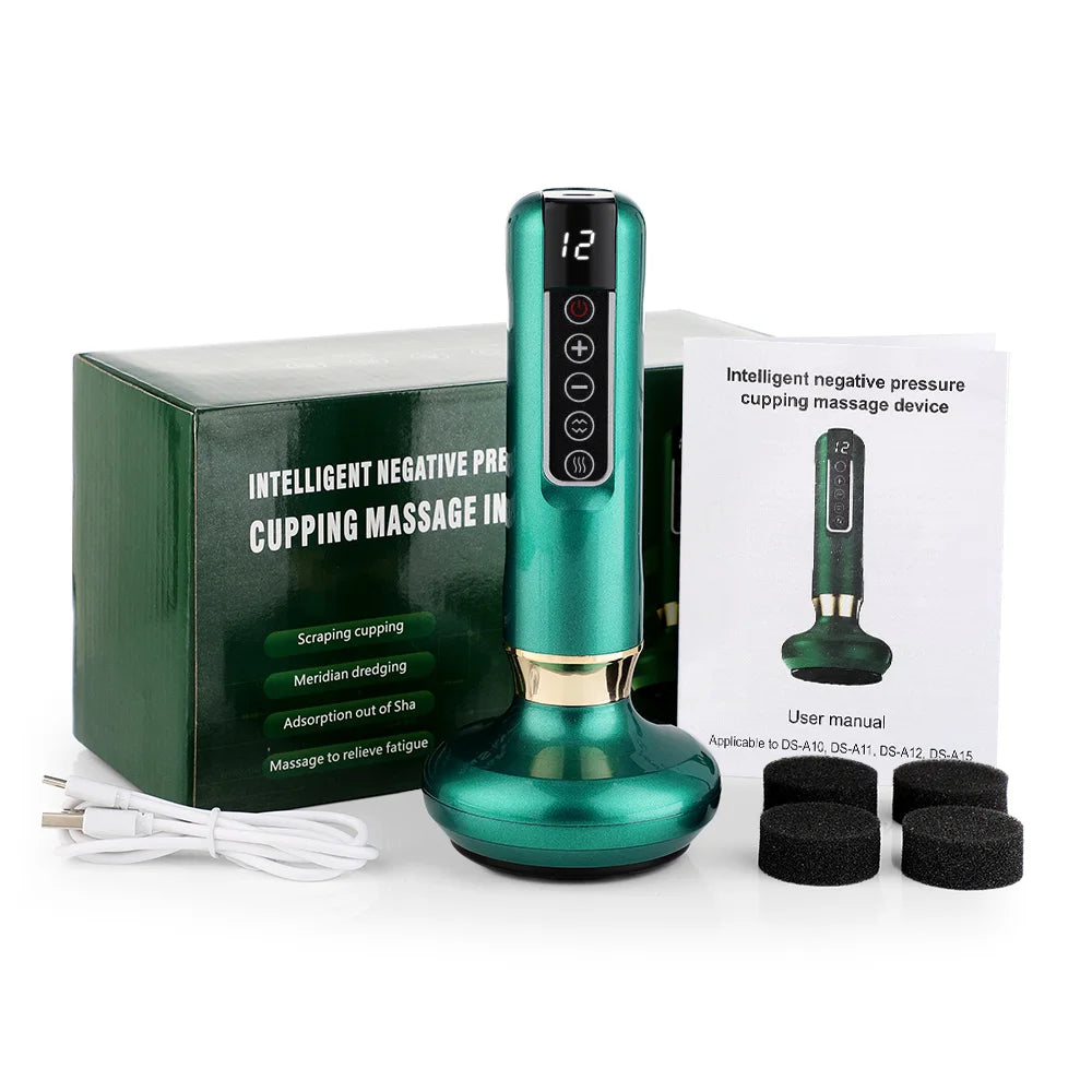 Hailicare Electric Cupping Massager Vacuum Suction Cup Gua Sha - Arthur's Wellness Emporium