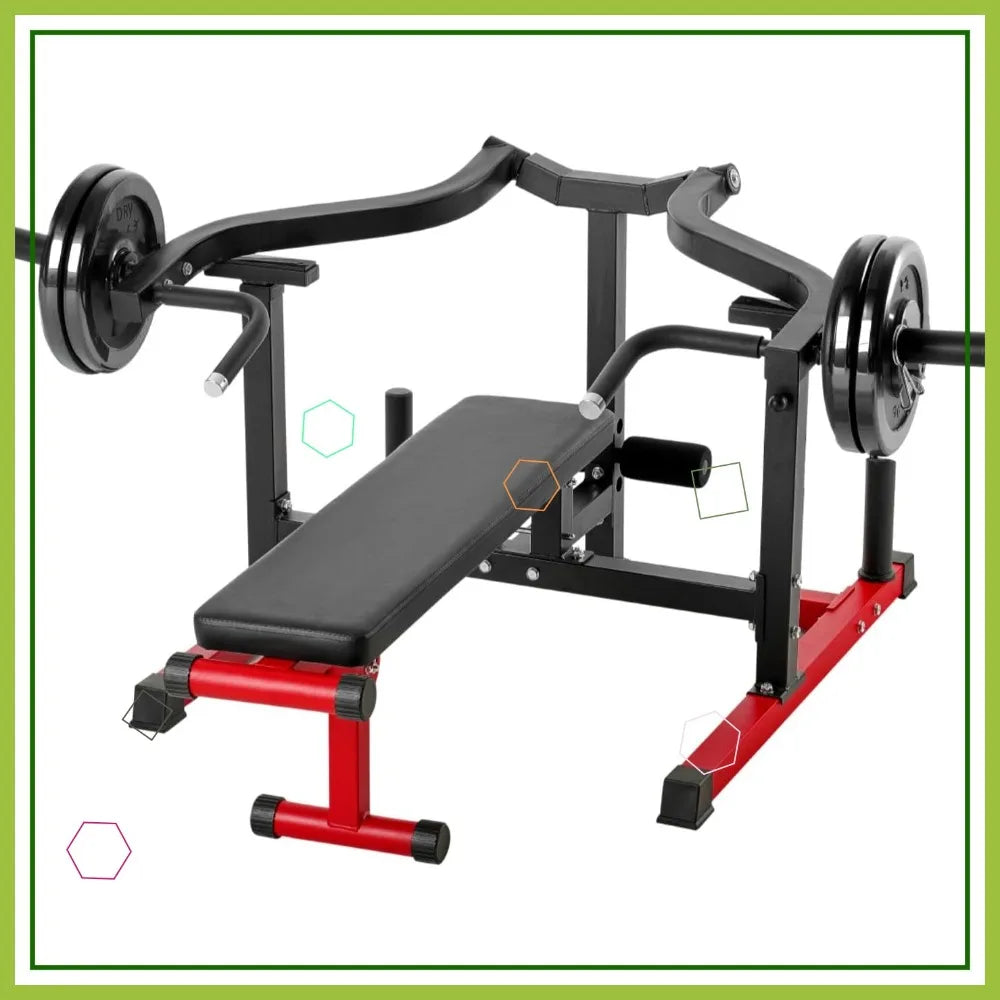 Chest Press Machine With Adjustable Flat Incline Bench Home Gym - Arthur's Wellness Emporium