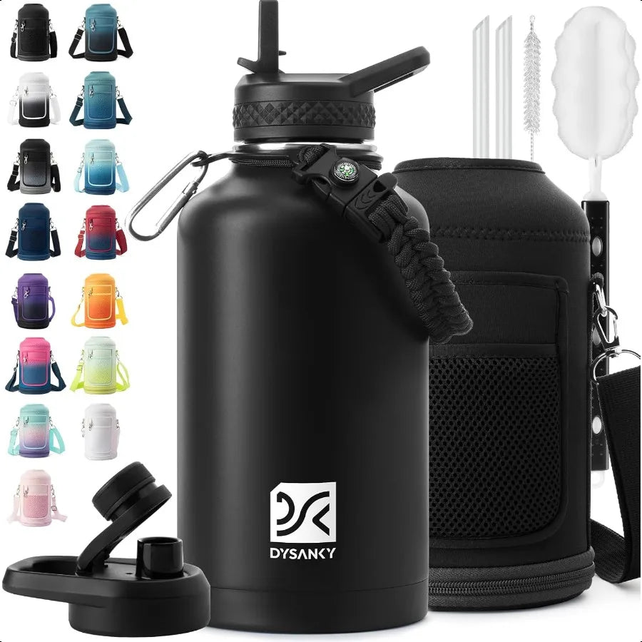 Insulated Stainless Steel Vacuum Water Bottle For Hiking - Arthur's Wellness Emporium