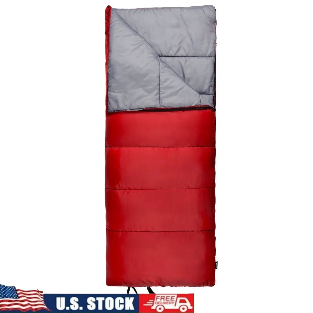 Warm Weather Sleeping Bag Compact Lightweight Camping Quilt Insulated Polyester - Arthur's Wellness Emporium