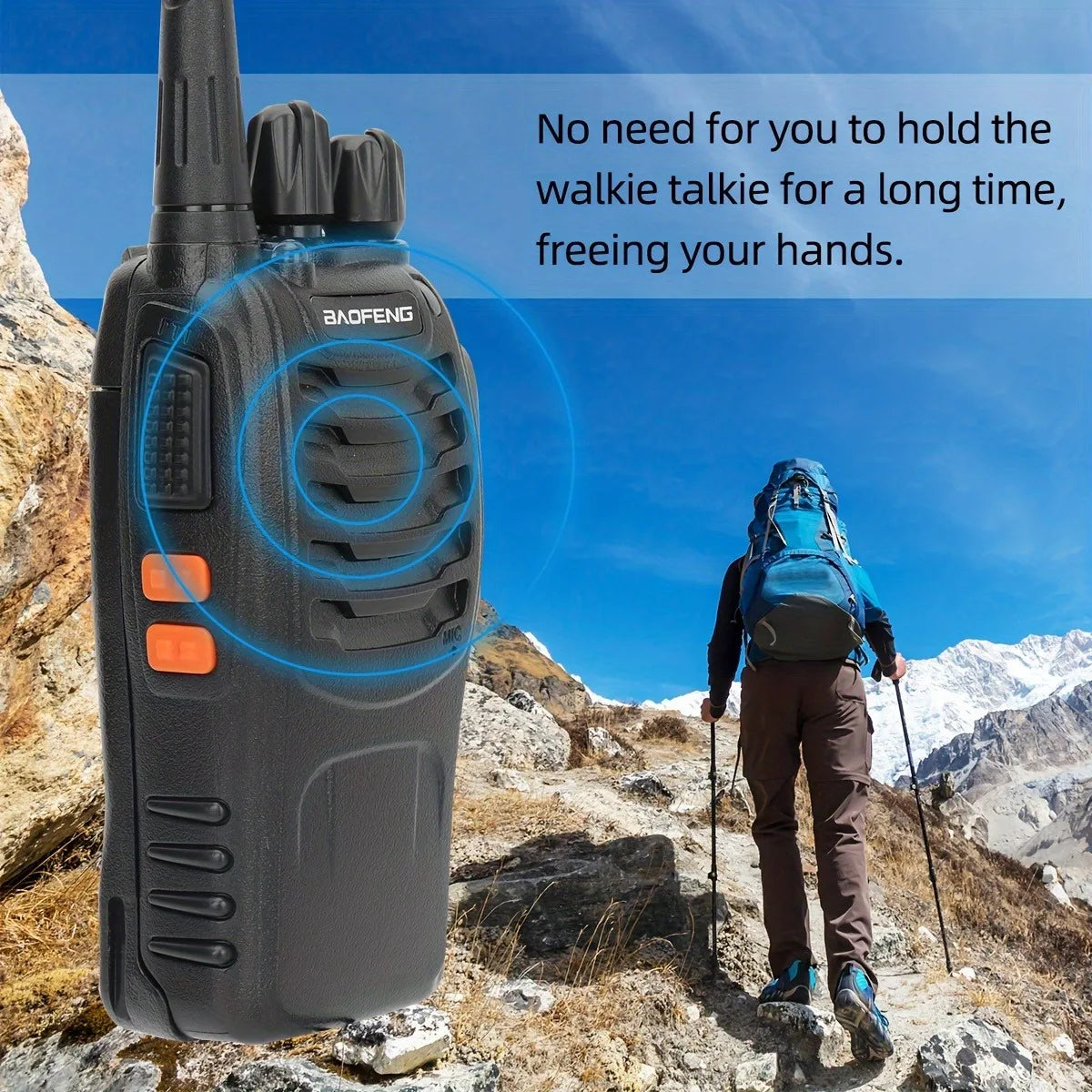 Baofeng BF 888S Walkie Talkie UHF 400 470MHz Radio - Arthur's Wellness Emporium
