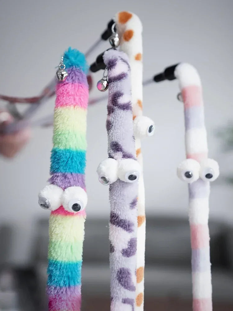 Cat Feather Teaser Wand Interactive Toy for Cats Accessory - Arthur's Wellness Emporium