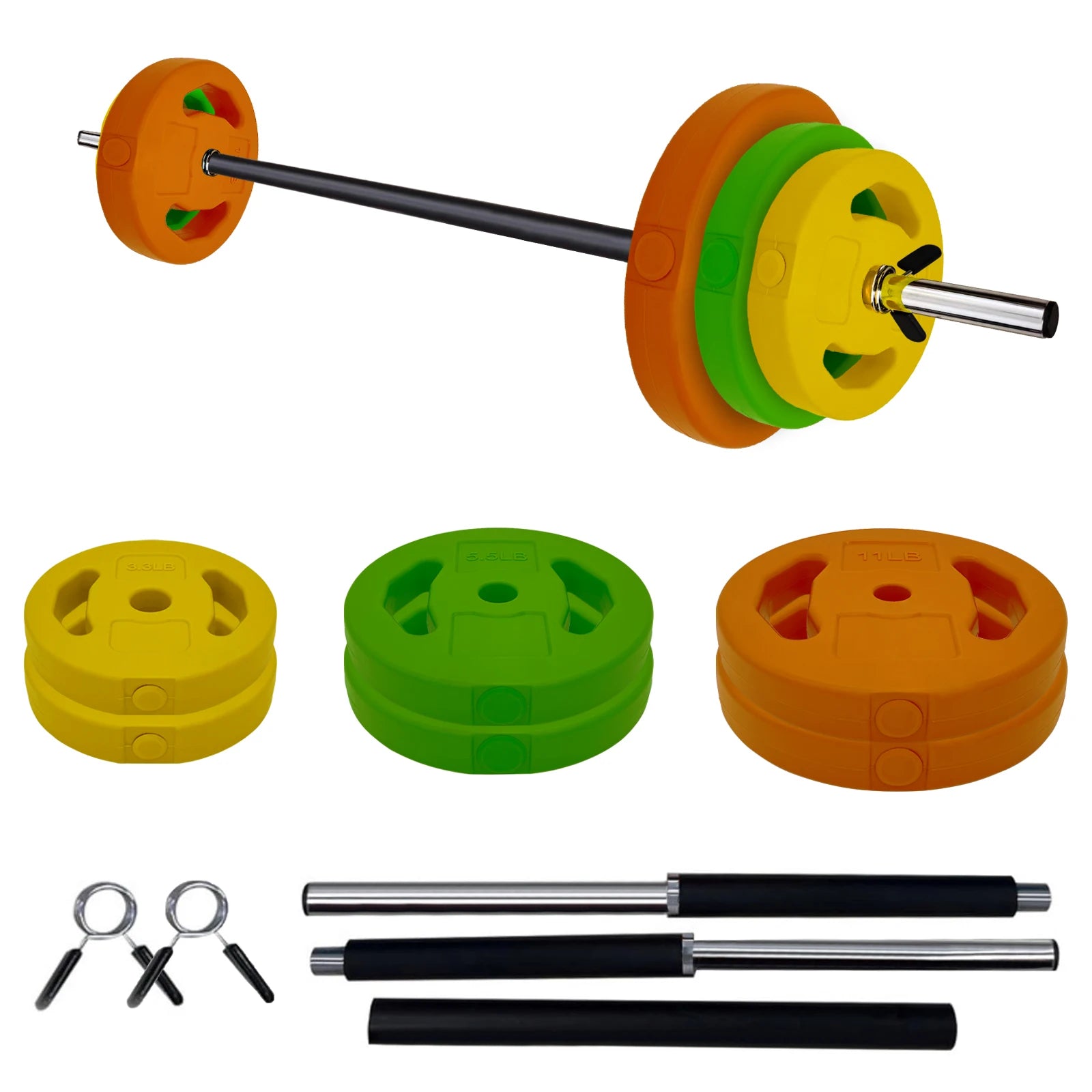 HiMISS Adjustable Barbell Weight Set For Home Gym Strength Training - Arthur's Wellness Emporium