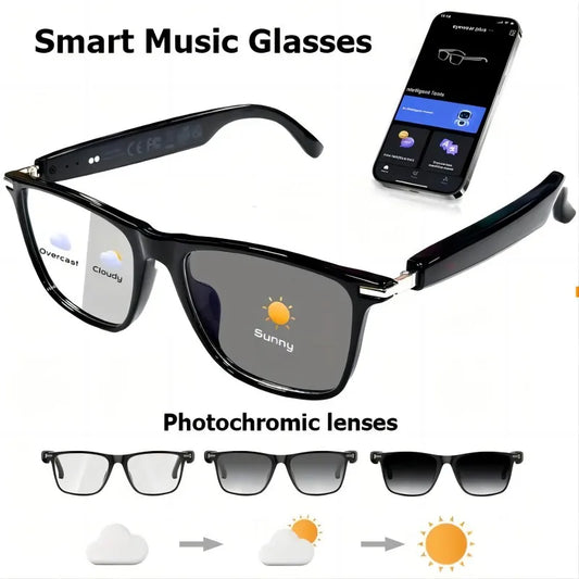 Fecoul Smart Glasses With Automatic Dimming Lenses And HD Voice Calls