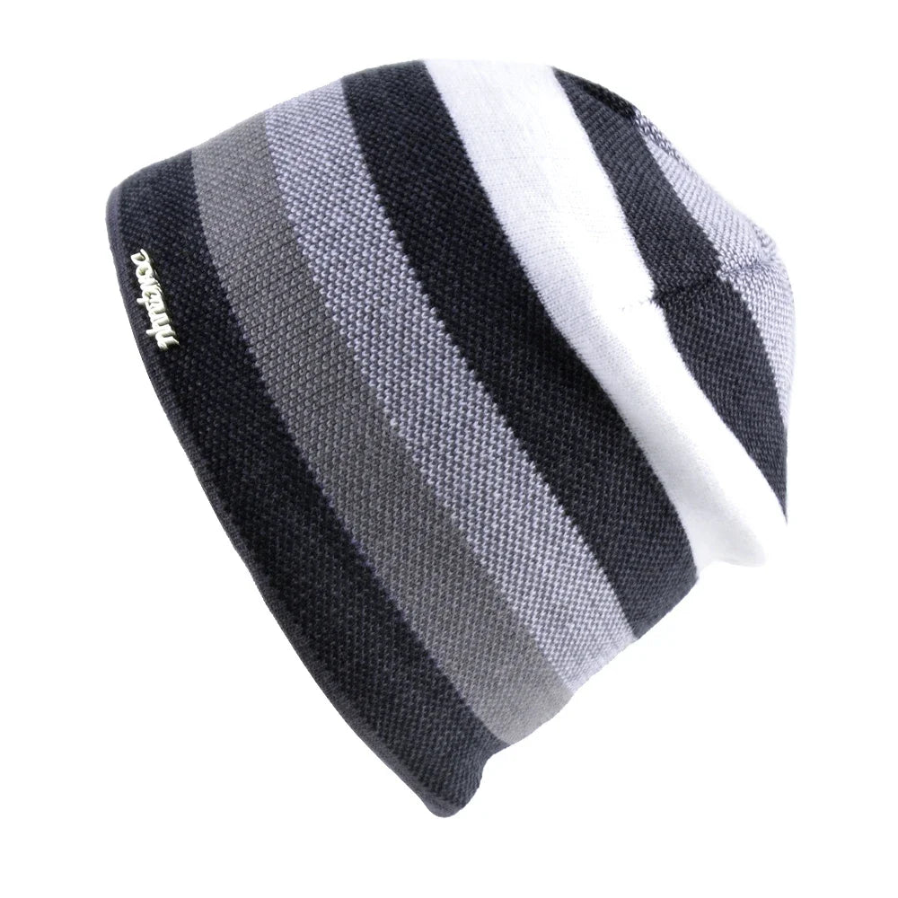 Knit Winter Skullies Beanie Hat For Men Acrylic Warm