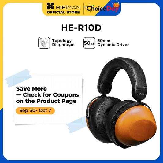 Hifiman HE-R10D Dynamic Topology Driver Over-Ear Headphones