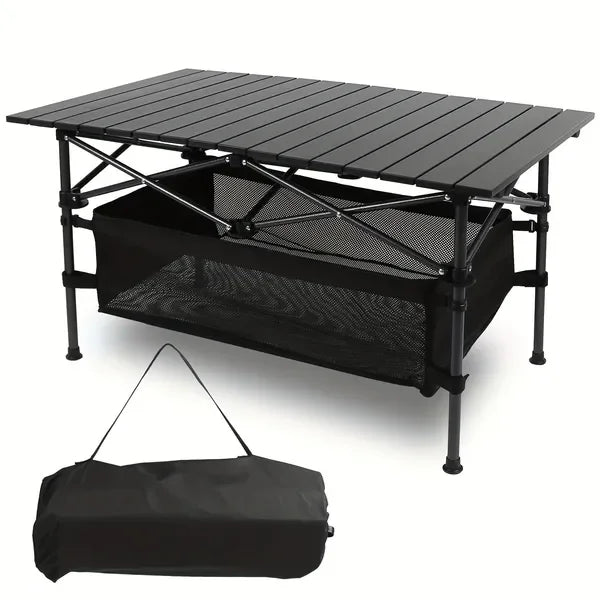Roll-Up Ultra Compact Portable Beach Table For Camping And Picnic - Arthur's Wellness Emporium