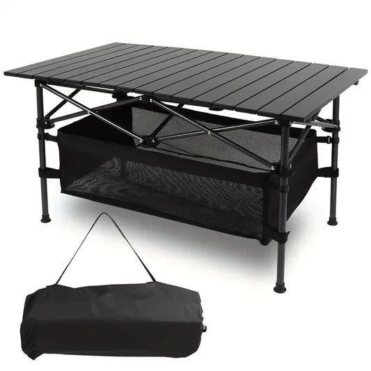 Roll-Up Ultra Compact Portable Beach Table For Camping And Picnic - Arthur's Wellness Emporium