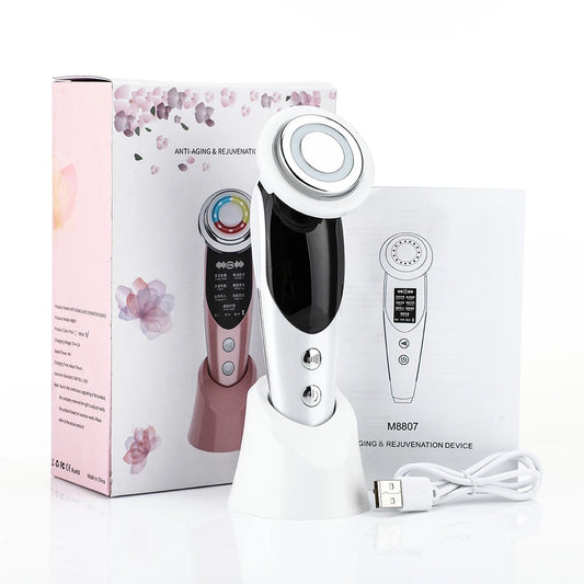 PastSky 7 In 1 EMS Facial Massager For Skin Rejuvenation