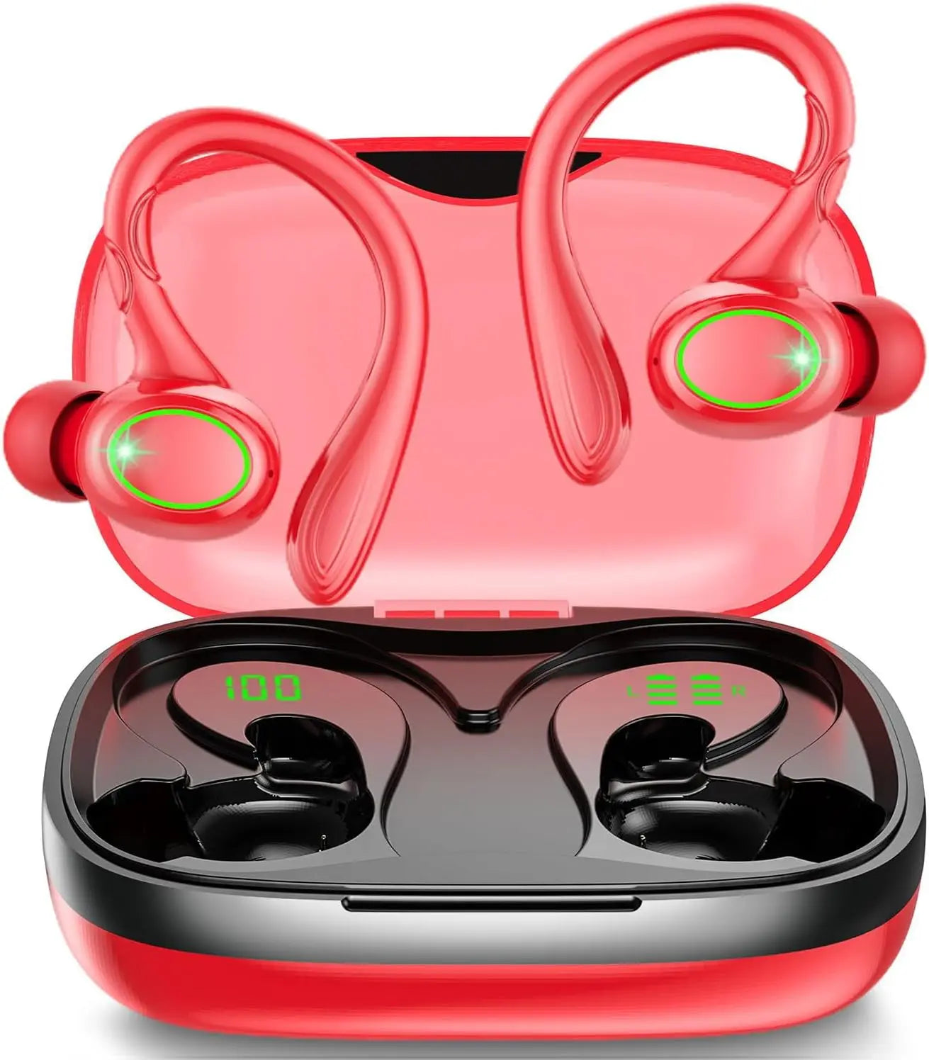 Erilles Wireless Earbuds With Bluetooth 5.3 ANC LED Display IPX7