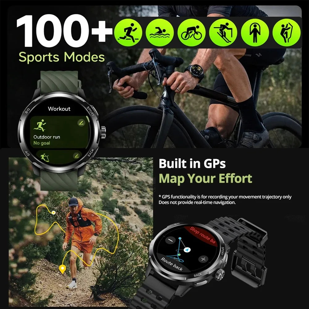 Ulefone Armor Watch Pro Smartwatch With Built In GPS And Heart Rate - Arthur's Wellness Emporium