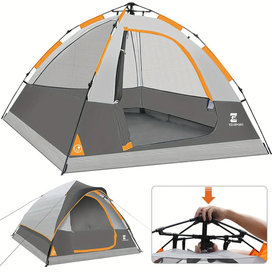 Unp Pop Up Camping Tent Instant Setup With Rain Fly - Arthur's Wellness Emporium