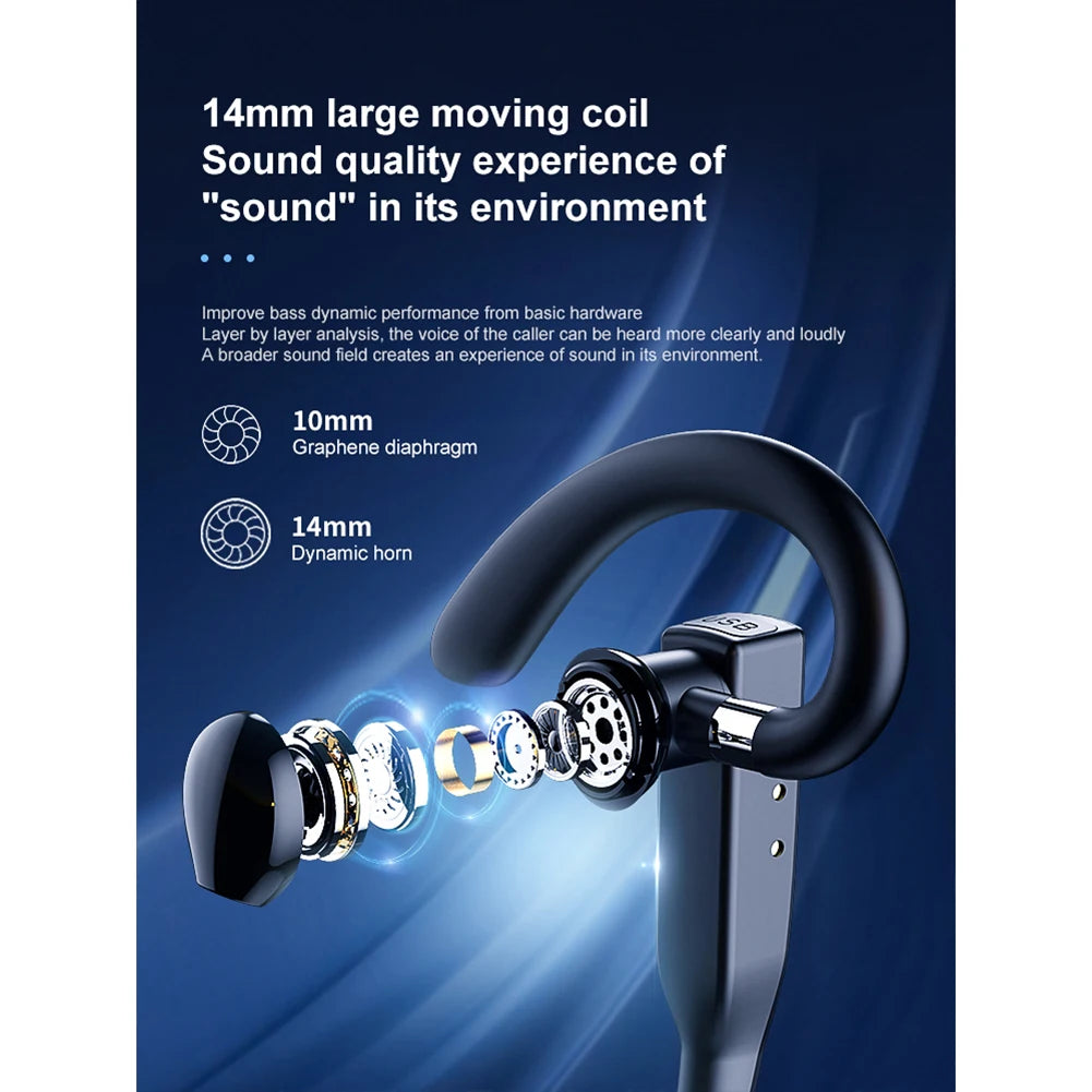 Twister.CK Hanging Ear Bluetooth Headset Noise Reduction