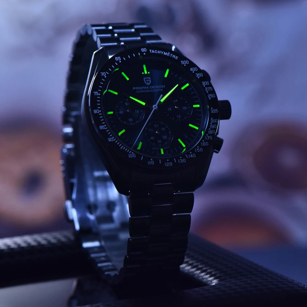 Pagani Design Moon V6 Men's Quartz Chronograph Watch