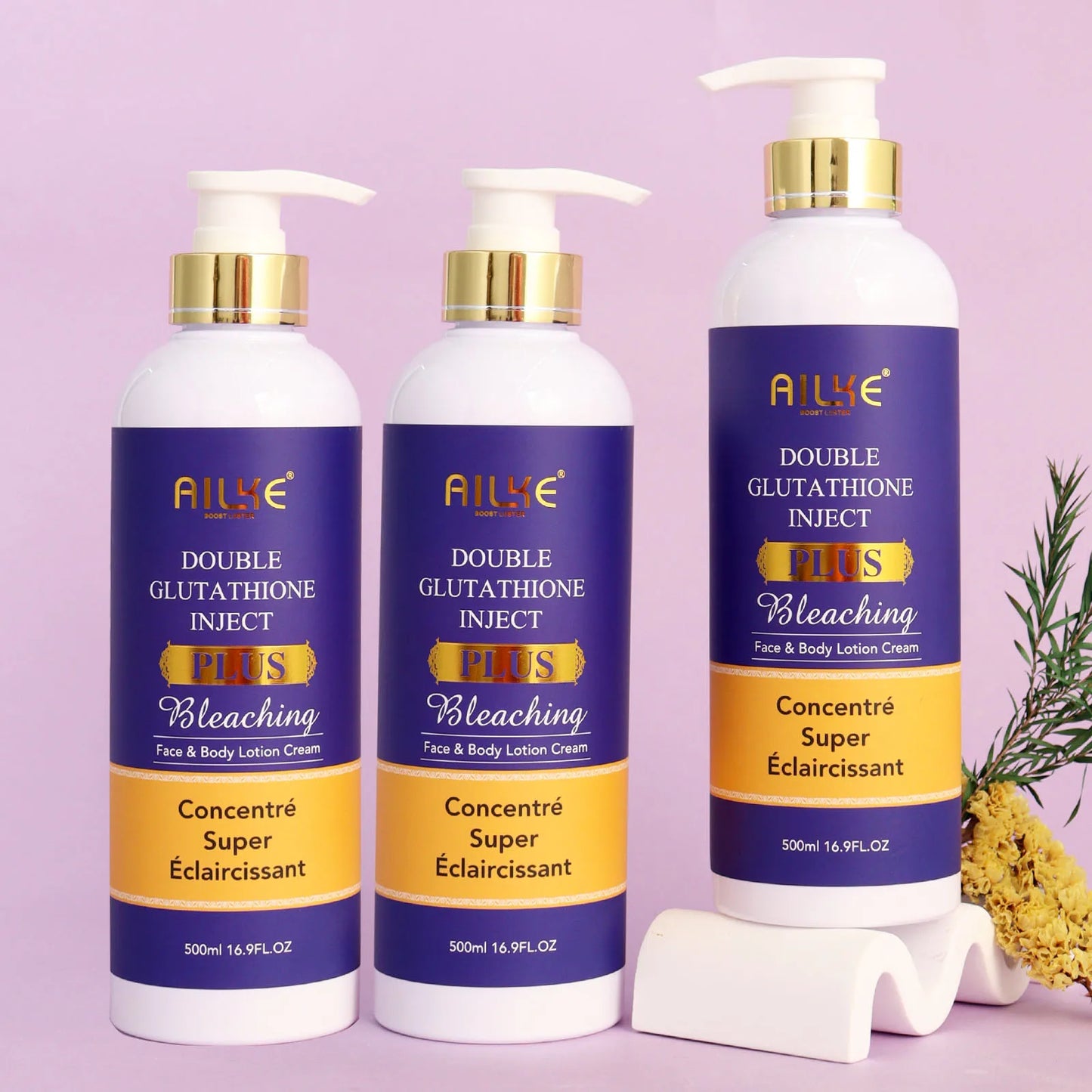 AILKE Glutathione Plus Skin Care Set Whitening Lotion - Arthur's Wellness Emporium