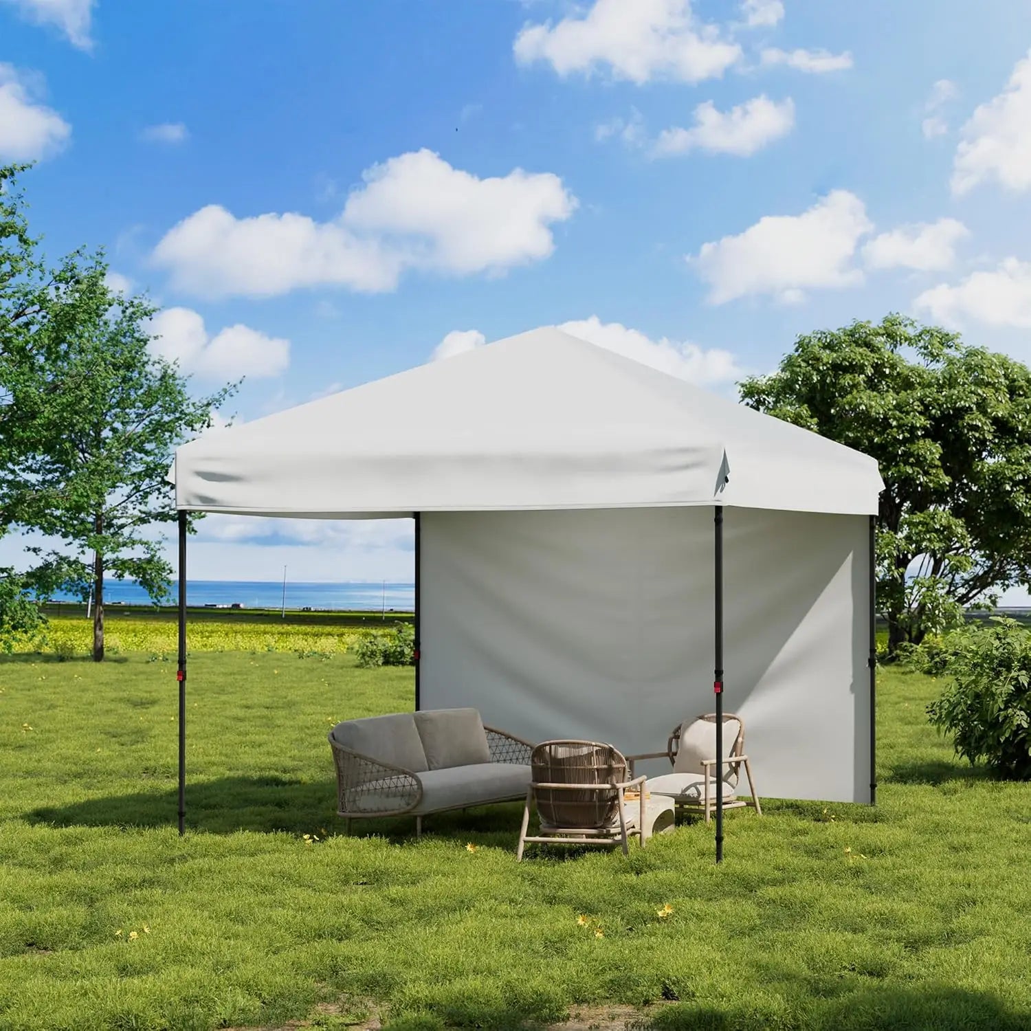 TWISTER Pop Up Canopy Tent With Removable Sidewall Shelter - Arthur's Wellness Emporium