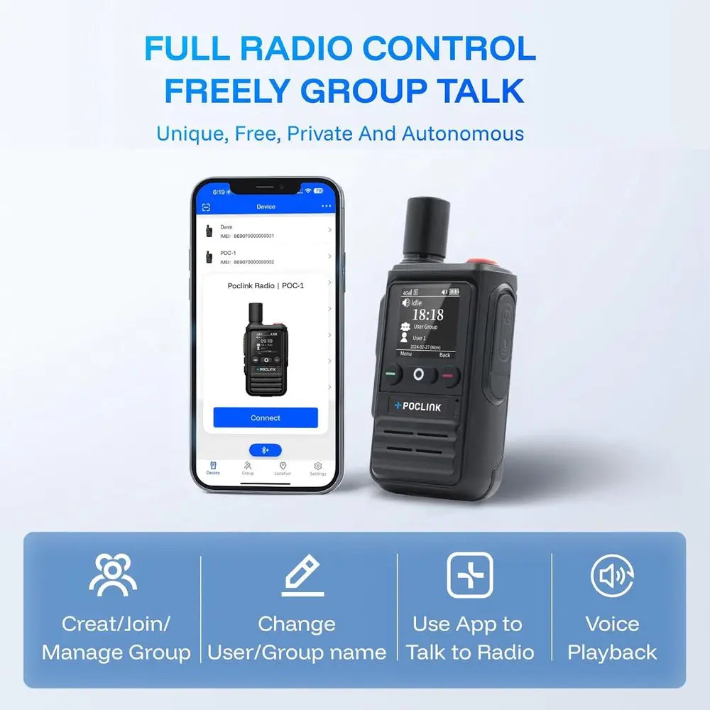 Global Walkie Talkies Long Range 4G LTE Two Way Radios - Arthur's Wellness Emporium