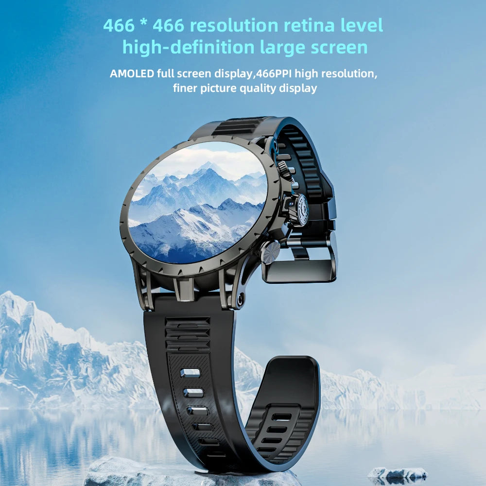 LOKMAT APPLLP 4 Android Smartwatch With AMOLED Screen And 4G - Arthur's Wellness Emporium