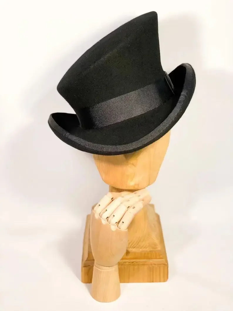 CN Hundred Percent Wool Fedora Hat Unisex Steampunk Cosplay