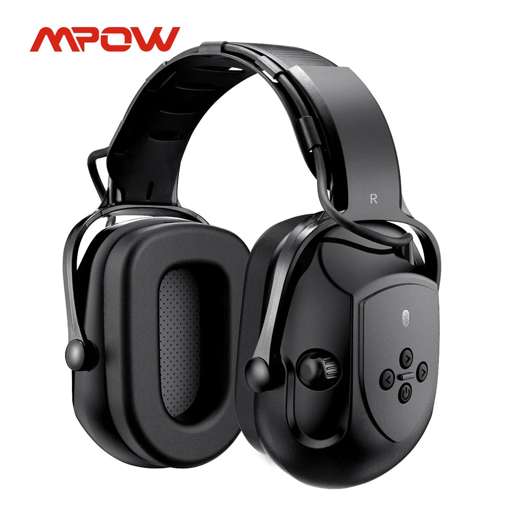 MPOW Bluetooth Noise Reduction Ear Muffs Hearing Protection