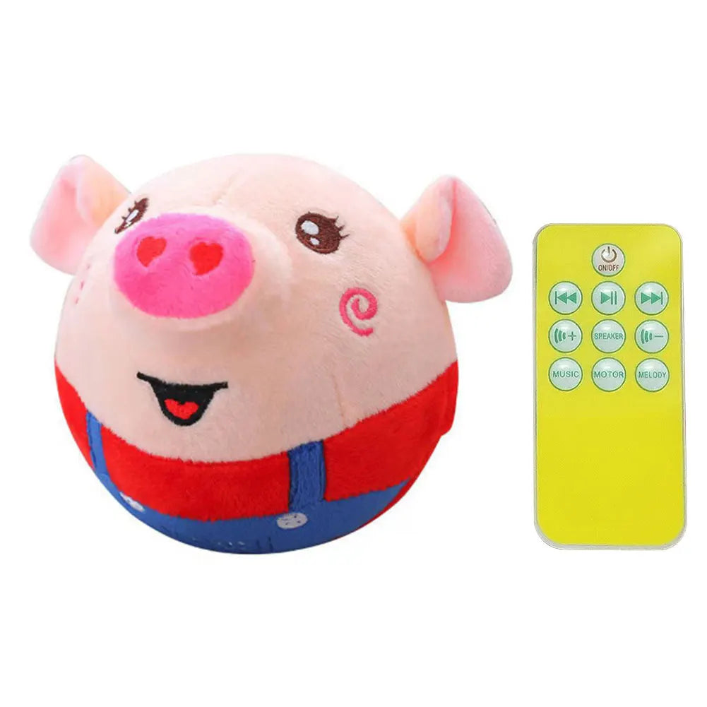 Cartoon Pig Talking Washable Dog Ball Toy USB Rechargeable Pet Ball For Dogs - Arthur's Wellness Emporium