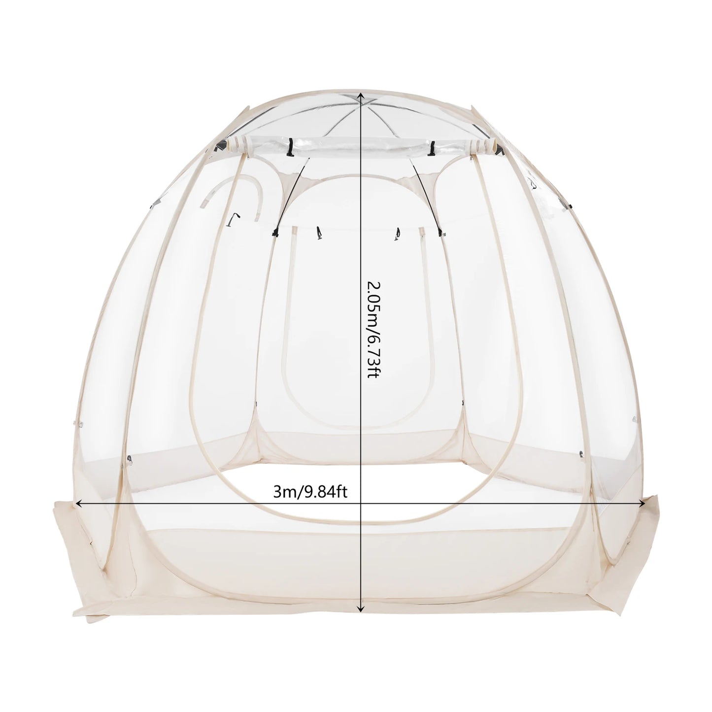 Clear Pop Up Bubble Tent For Outdoor Garden And Courtyard - Arthur's Wellness Emporium