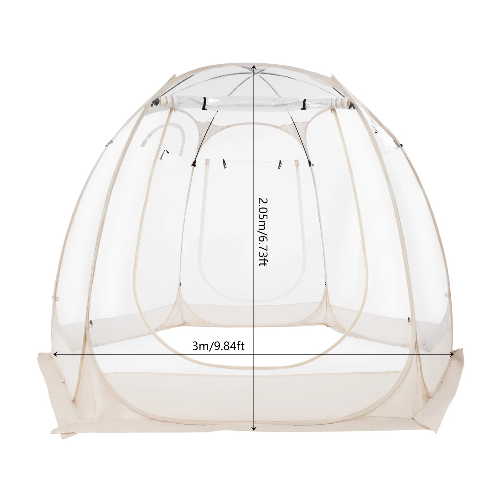Clear Pop Up Bubble Tent For Outdoor Garden And Courtyard - Arthur's Wellness Emporium