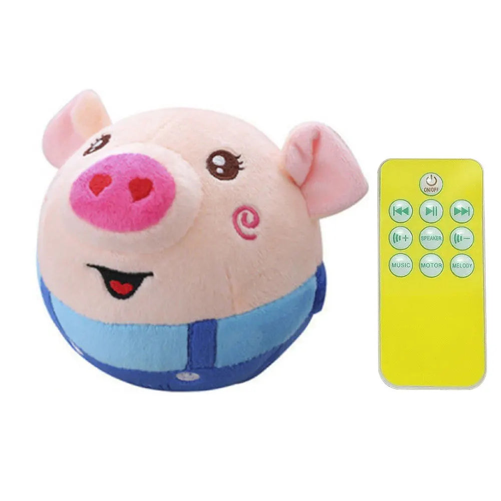 Cartoon Pig Talking Washable Dog Ball Toy USB Rechargeable Pet Ball For Dogs - Arthur's Wellness Emporium