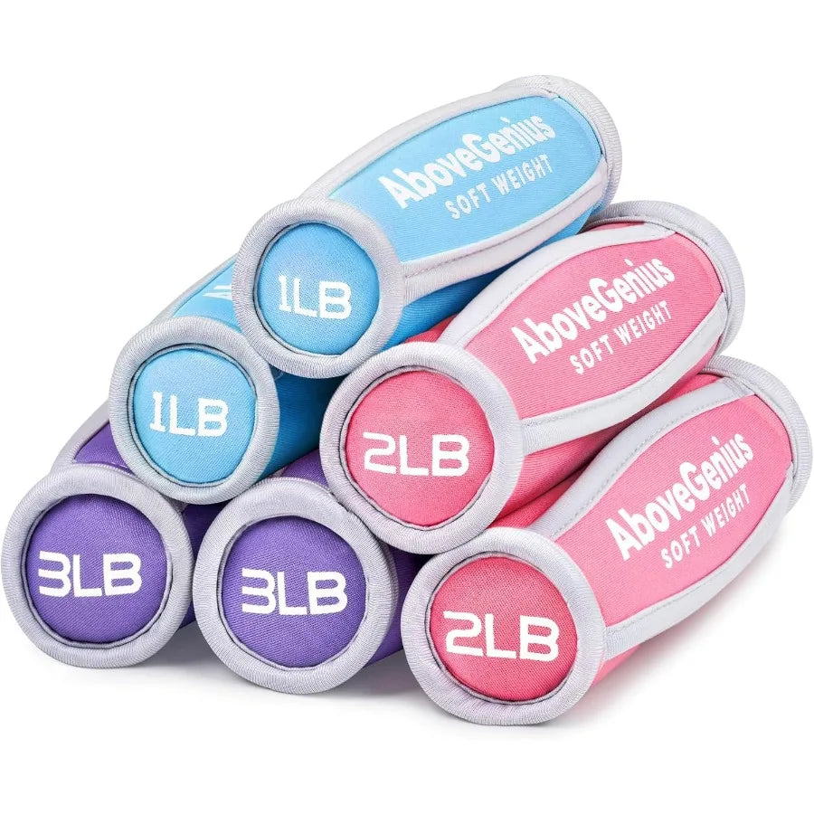 Soft Dumbbell Set for Walking and Strength Training - Arthur's Wellness Emporium