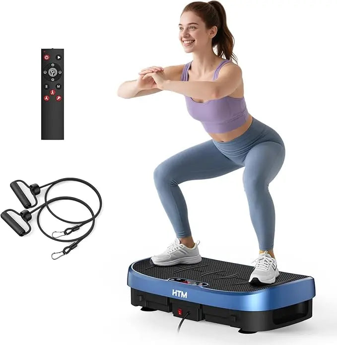 HTM Vibration Plate Whole Body Exercise Machine Bluetooth 120 Levels - Arthur's Wellness Emporium