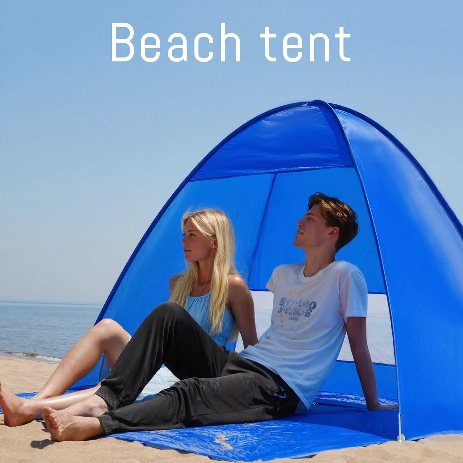 Pakicetus Pop Up Beach Tent With Handbag Compact Folding Outdoor Shelter - Arthur's Wellness Emporium