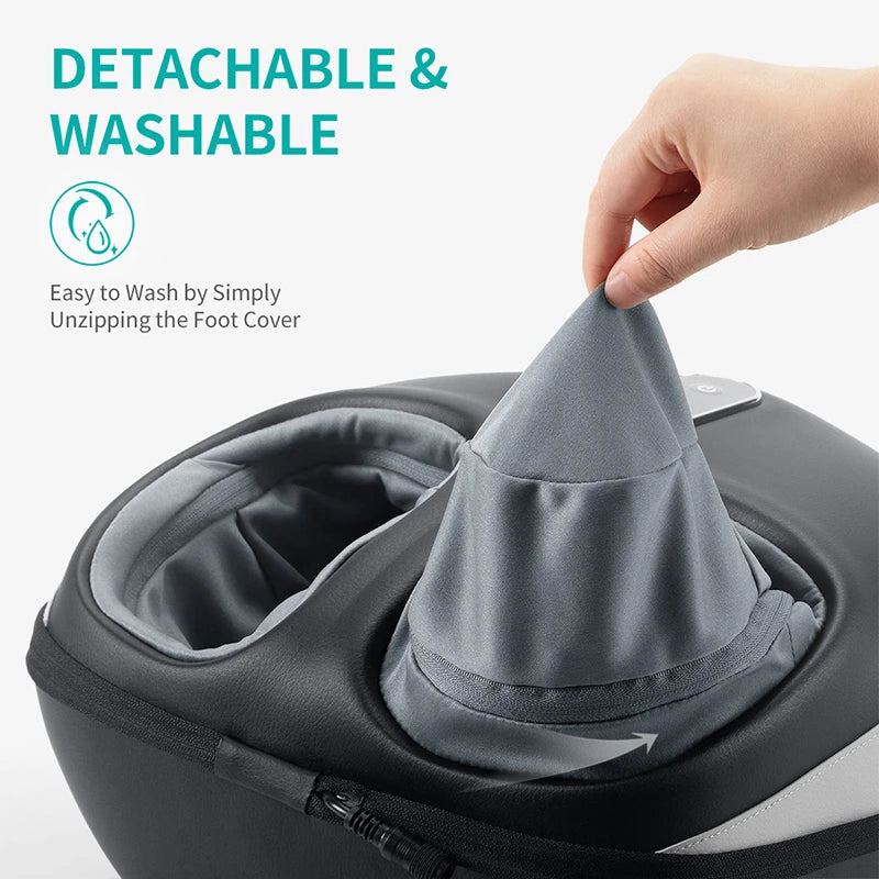 Nekteck Shiatsu Foot Massager with Heat, Air Compression Roller