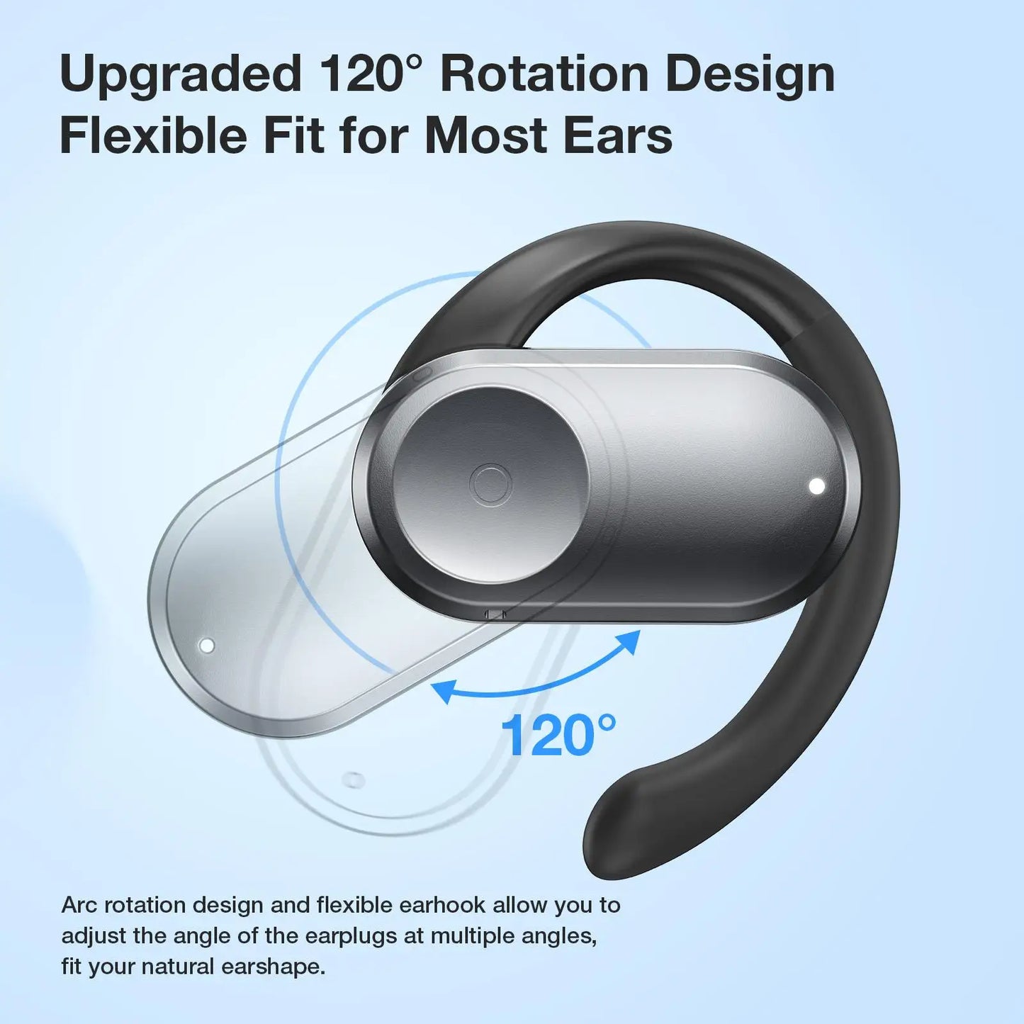 BlitzWolf BlitzMax BM CT1 Open Ear Bluetooth Earphones 50h Battery