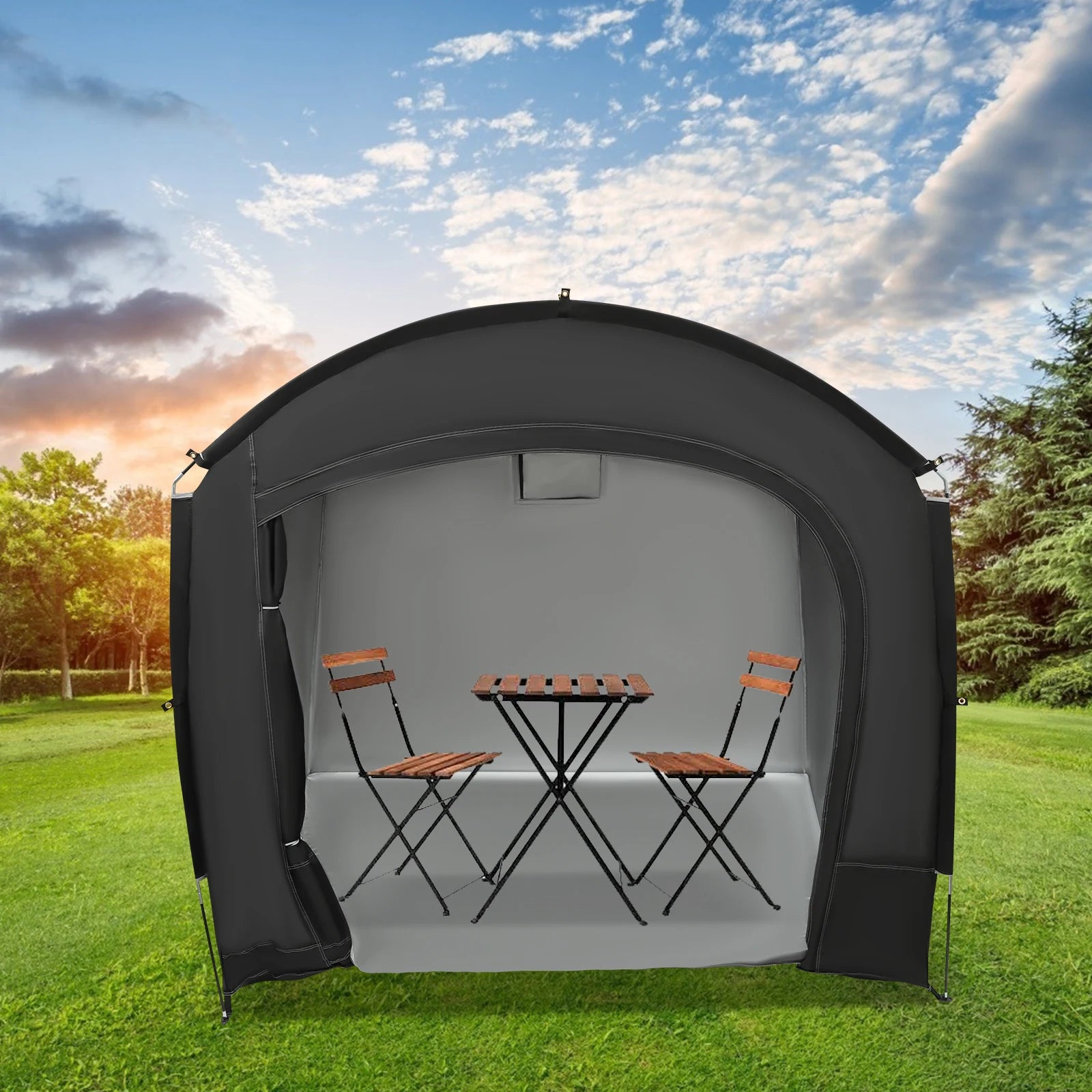 Bymaocar Bike Storage Tent For 1-4 Bikes Outdoor Use - Arthur's Wellness Emporium