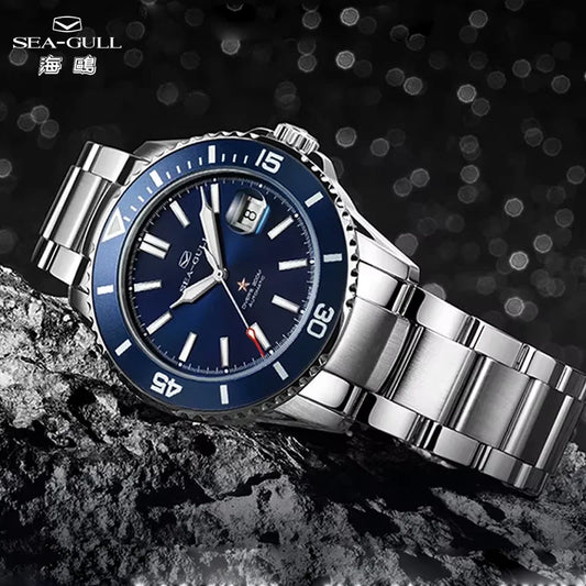 Sea Gull Ocean Series Stainless Steel Automatic Diver Watch