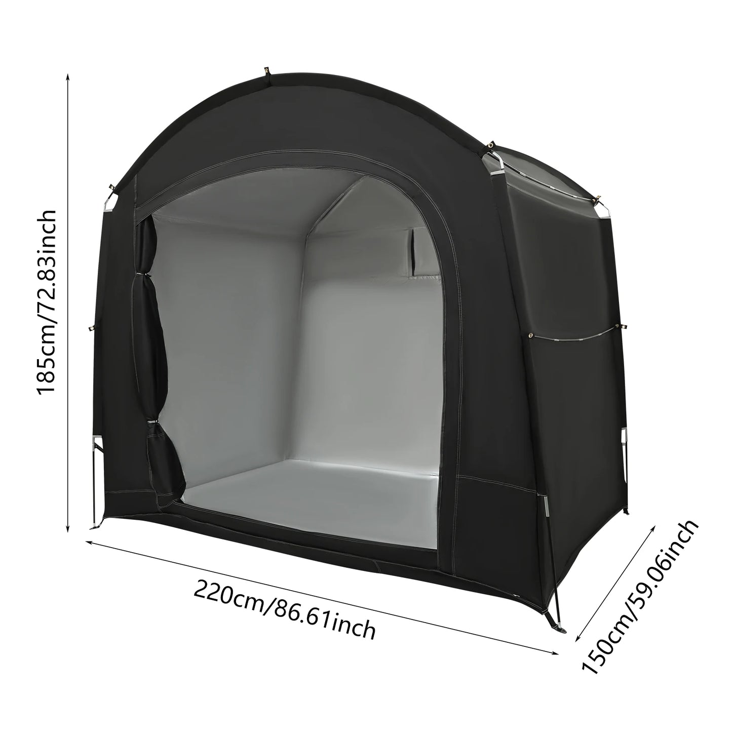 Bymaocar Bike Storage Tent For 1-4 Bikes Outdoor Use - Arthur's Wellness Emporium