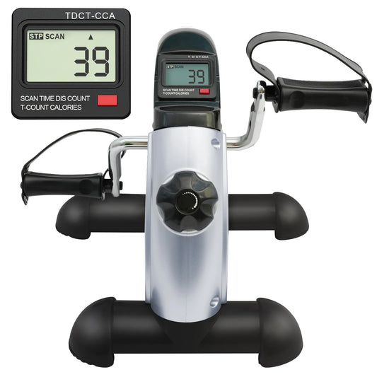 Portable Under Desk Pedal Exerciser Arm And Leg With LCD For Home Office - Arthur's Wellness Emporium