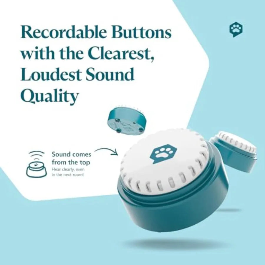 Recordable Dog Communication Buttons Upward Sound Buzzer Training - Arthur's Wellness Emporium
