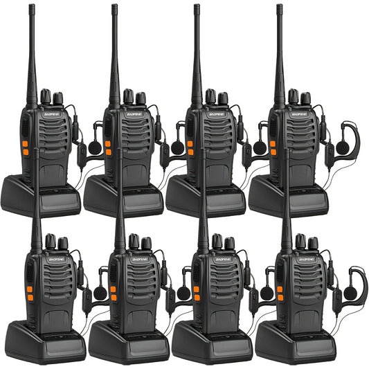 Baofeng BF888S Walkie Talkie UHF 400 To 470 MHz Range - Arthur's Wellness Emporium