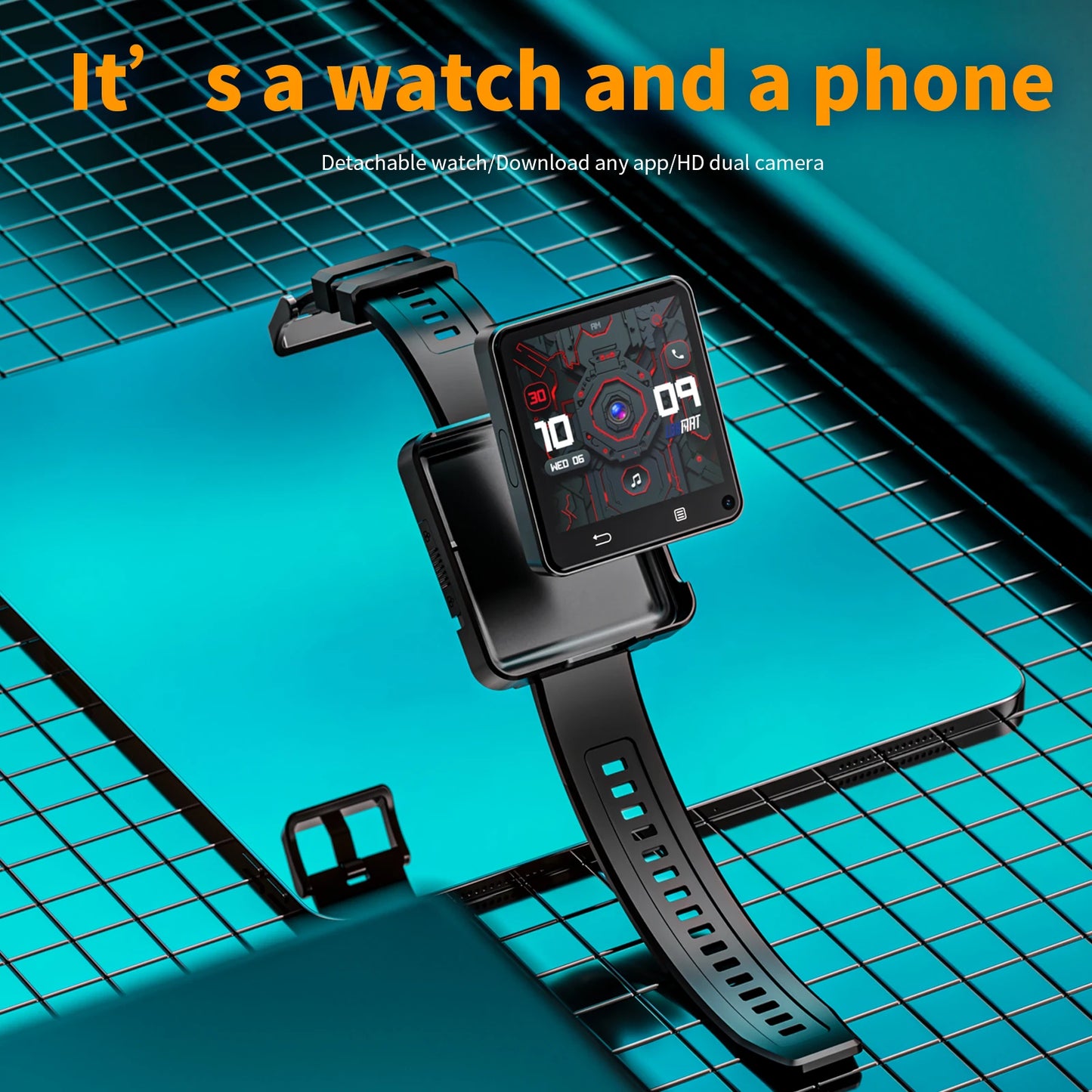 LOKMAT APPLLP 2 MAX Dual Camera Android 11 Smartwatch Phone - Arthur's Wellness Emporium