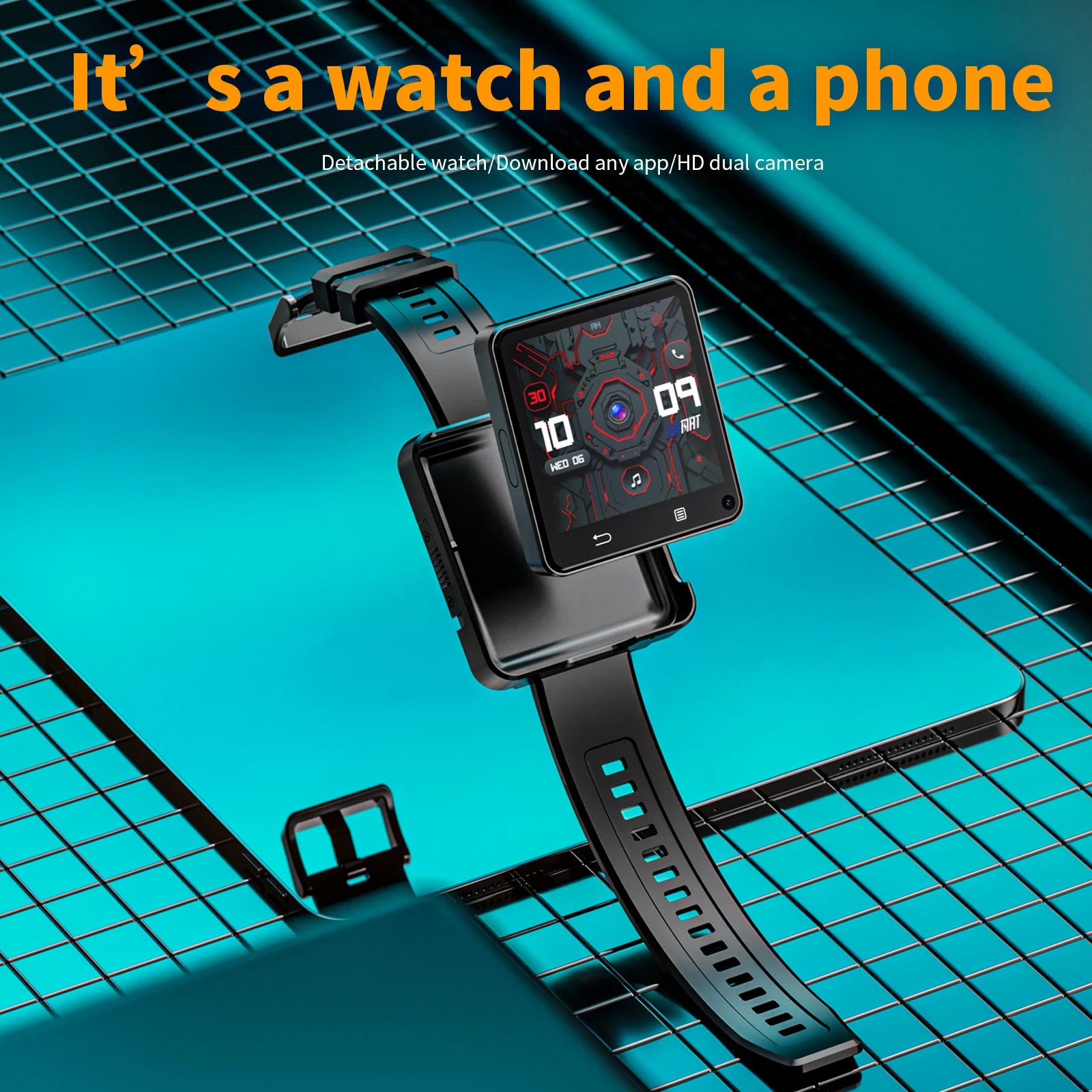 LOKMAT APPLLP 2 MAX Dual Camera Android 11 Smartwatch Phone - Arthur's Wellness Emporium