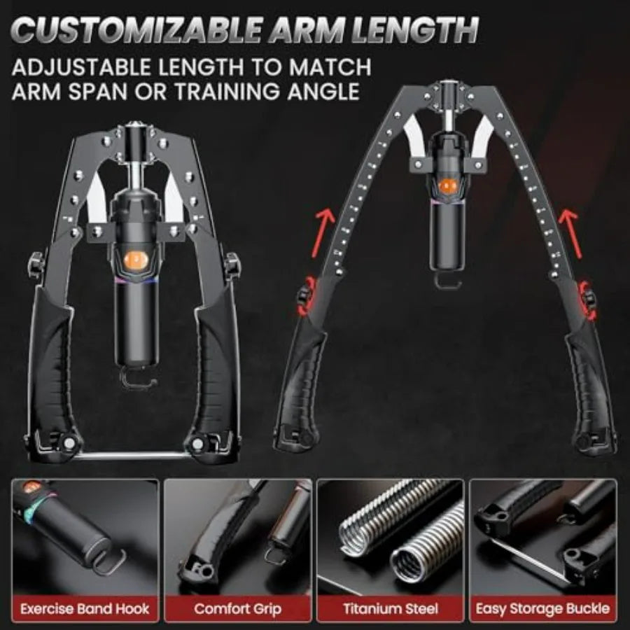 Twister Arm Trainer 3 In 1 Hydraulic Chest Workout Equipment - Arthur's Wellness Emporium