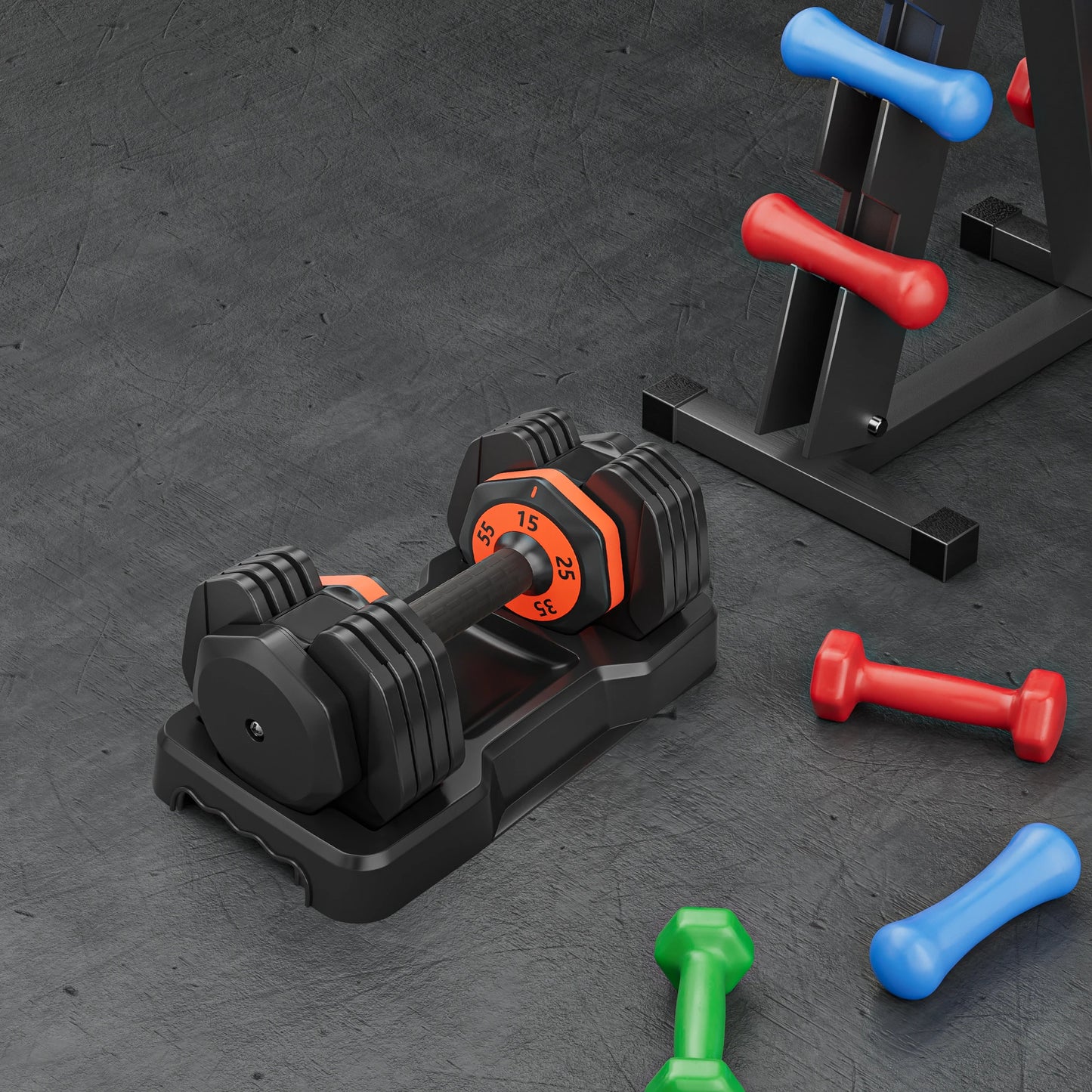 Adjustable Dumbbell With Anti Slip Handle For Full Body - Arthur's Wellness Emporium